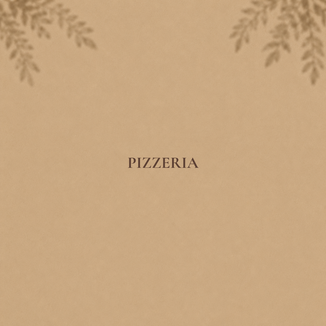MENU PIZZA