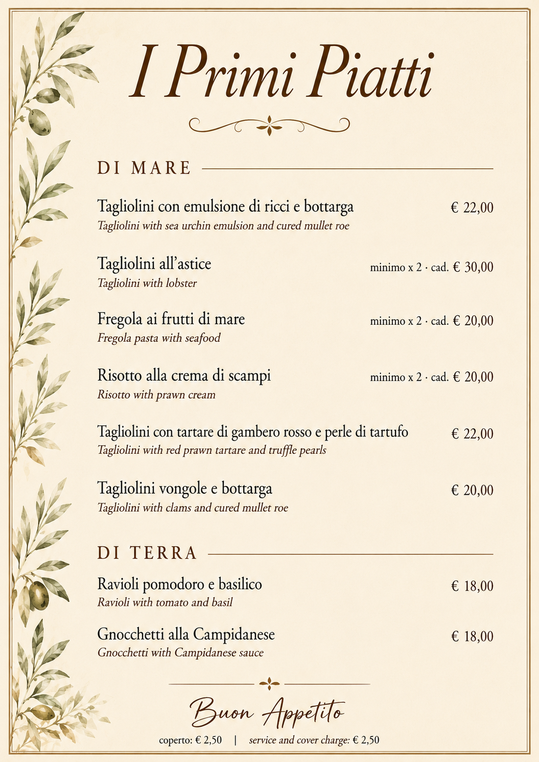 primi piatti
